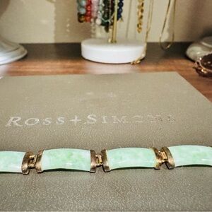 Ross-Simons Green Jade Bracelet